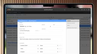 Oakley Social Media Planner - Detail Form