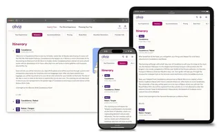 Olivia - Trip Detail with a focus on Itinerary